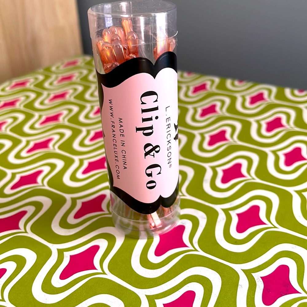FANCY! Brand new, rose gold, large bobby pins great gift 💕